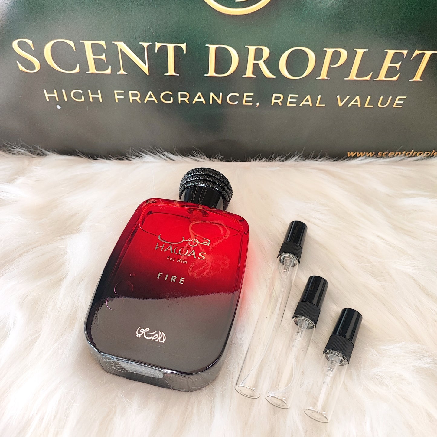 Hawas Fire by Rasasi Eau de Parfum (Decant)