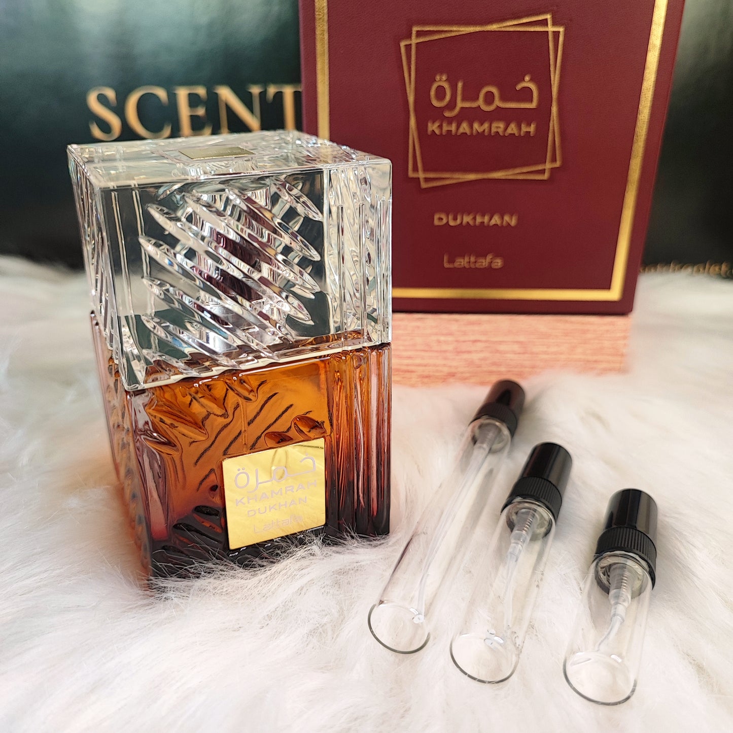 Khamrah Dukhan by Lattafa Eau de Parfum (Decant)