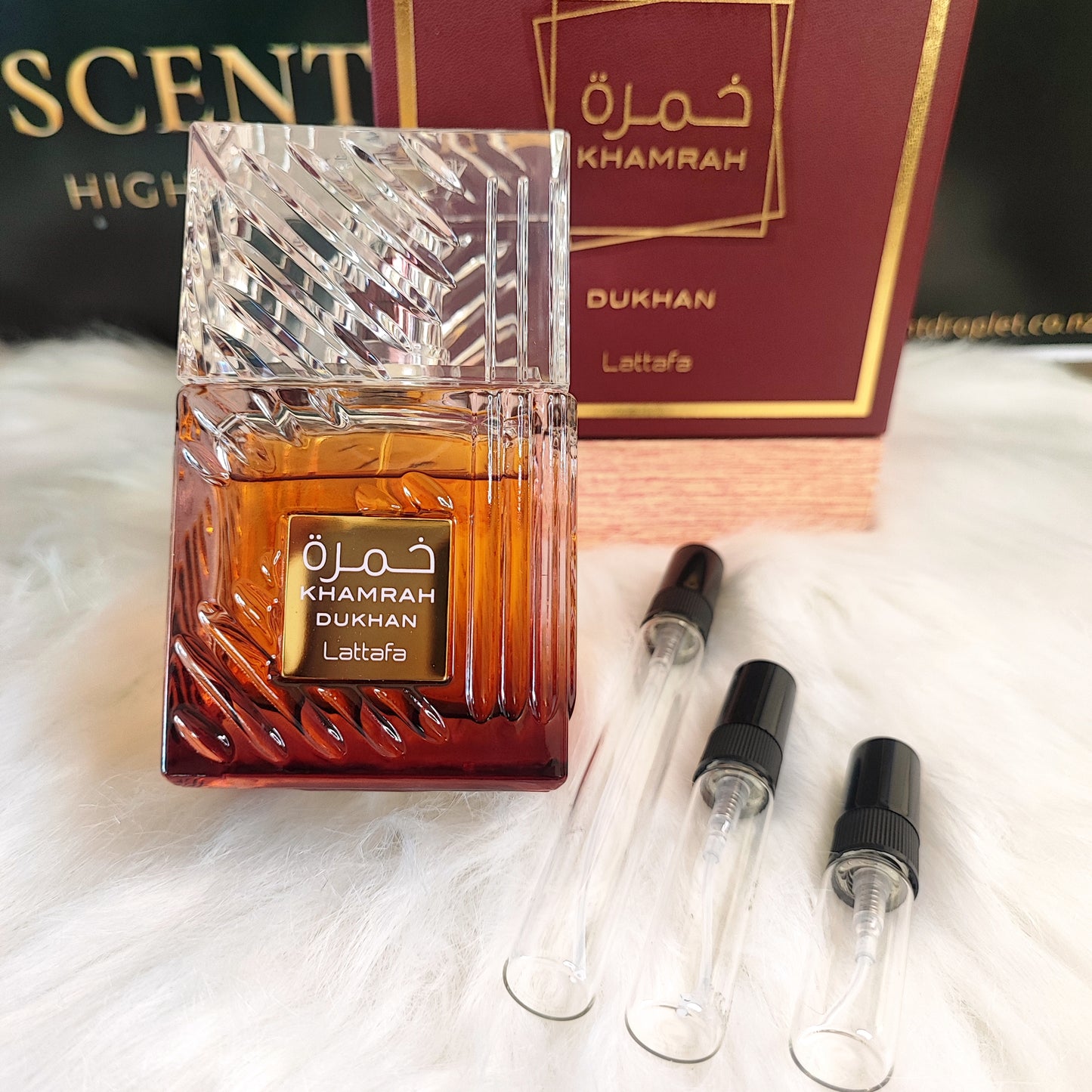 Khamrah Dukhan by Lattafa Eau de Parfum (Decant)