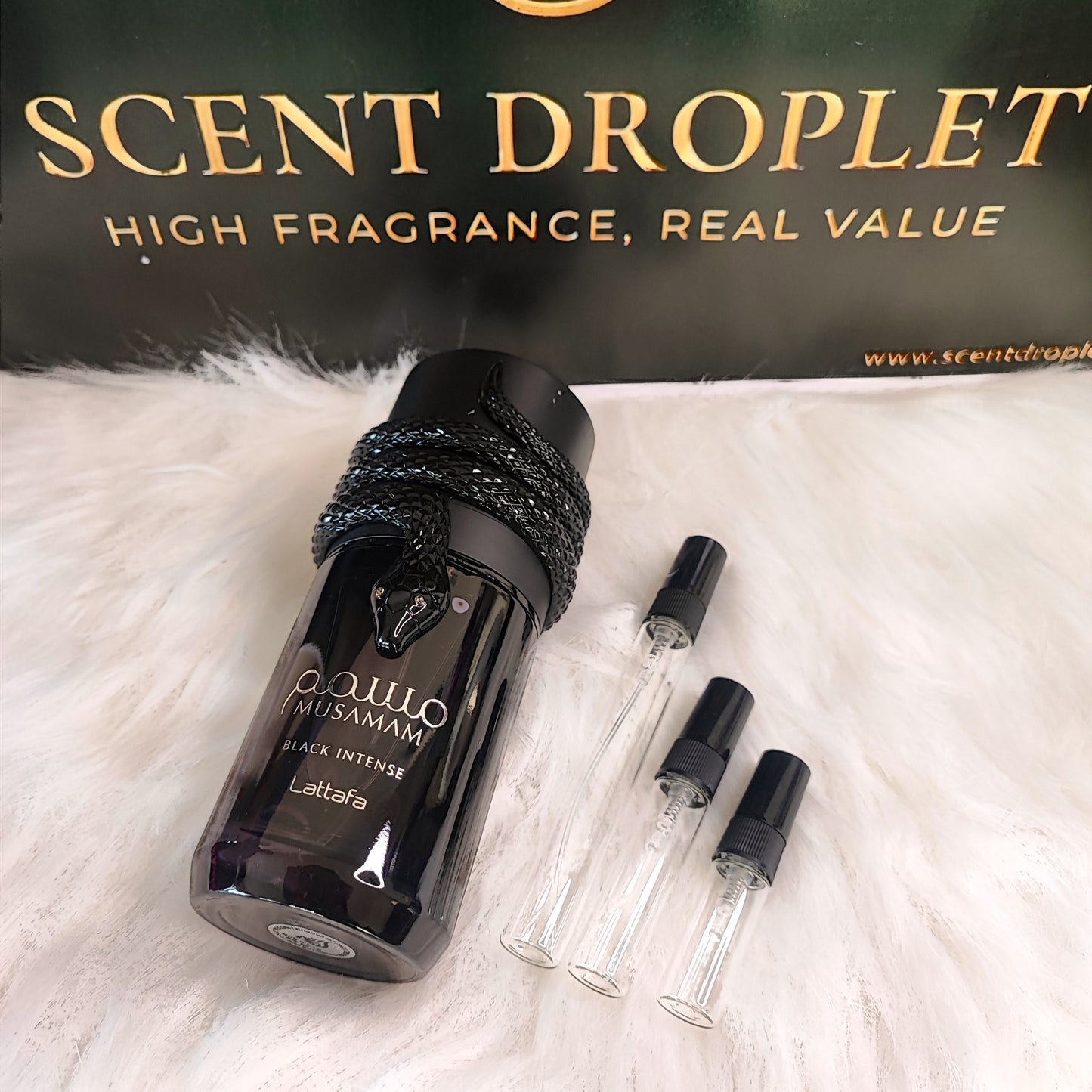 Musamam Black Intense by Lattafa Eau de Parfum (Decant)
