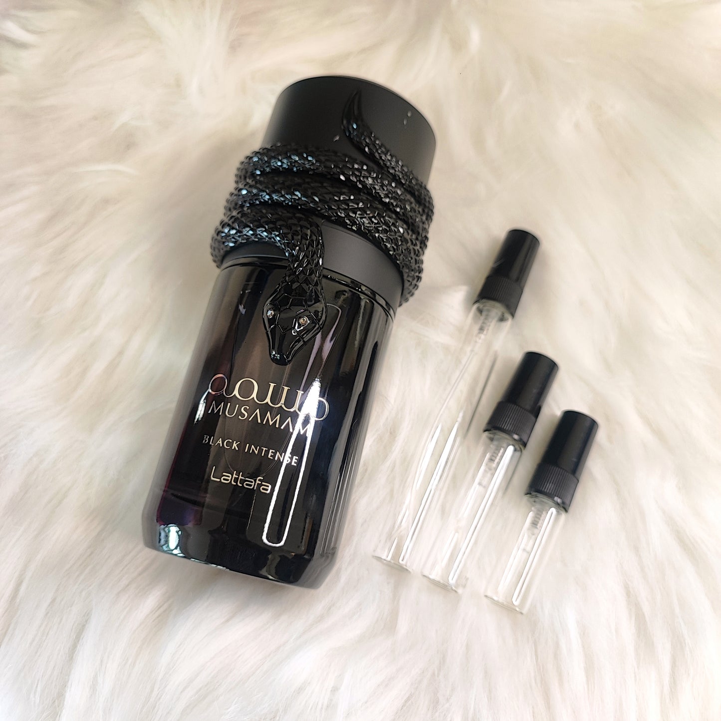 Musamam Black Intense by Lattafa Eau de Parfum (Decant)