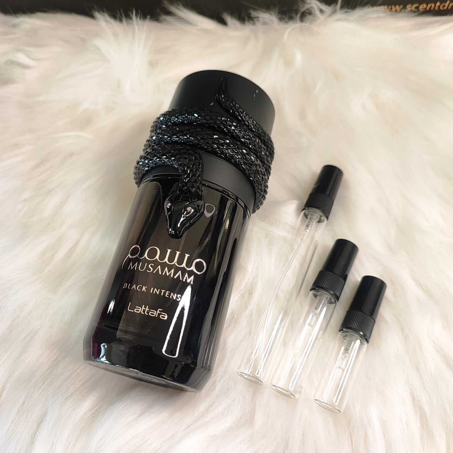 Musamam Black Intense by Lattafa Eau de Parfum (Decant)