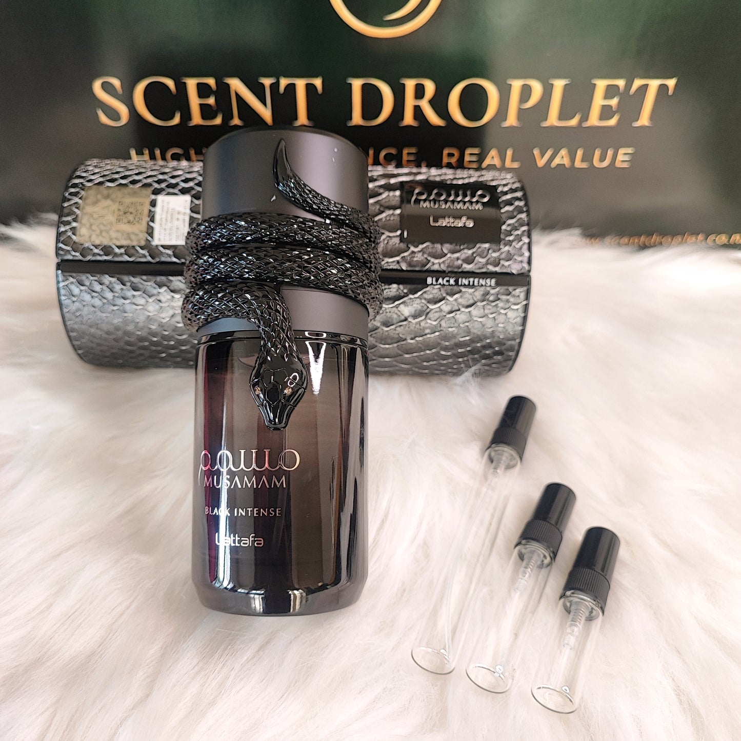 Musamam Black Intense by Lattafa Eau de Parfum (Decant)