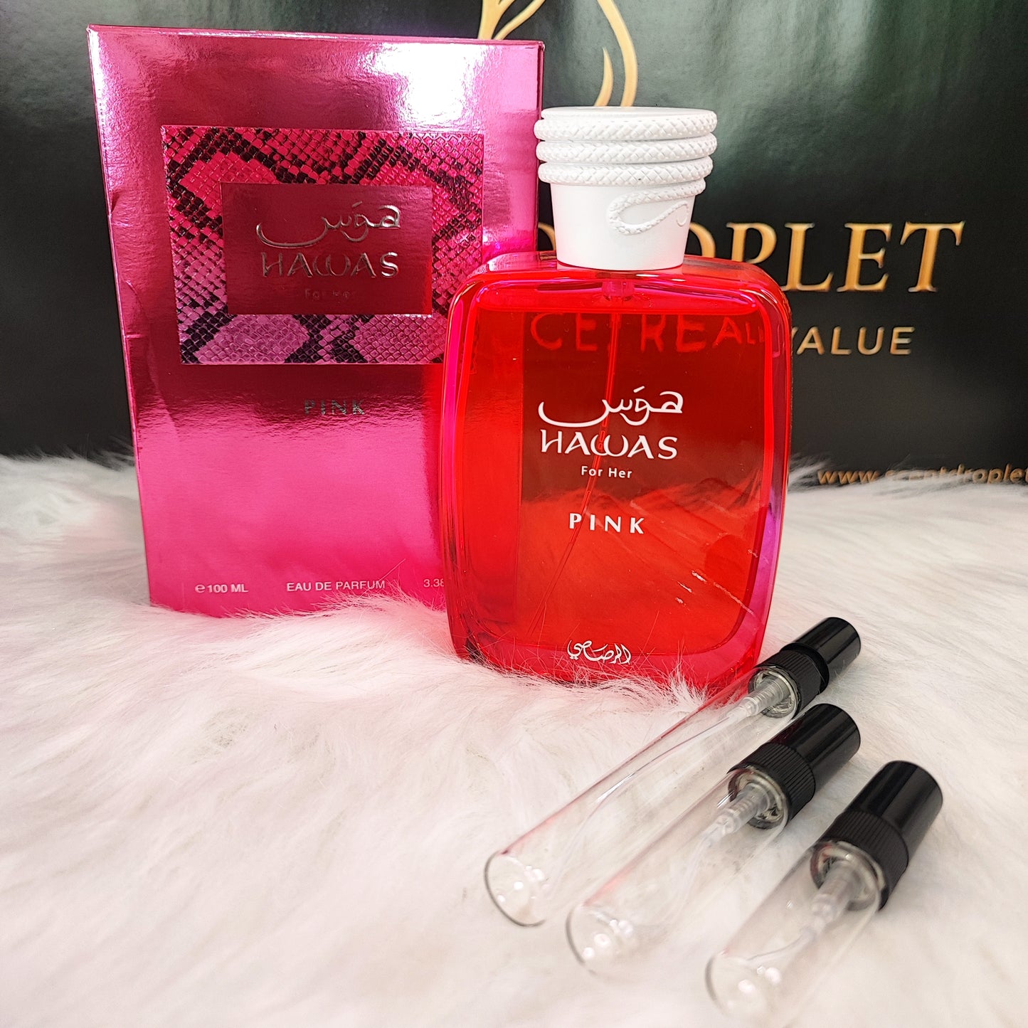 Hawas Pink by Rasasi Eau de Parfum (Decant)