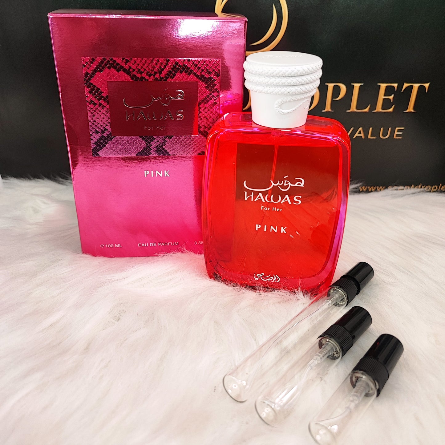 Hawas Pink by Rasasi Eau de Parfum (Decant)