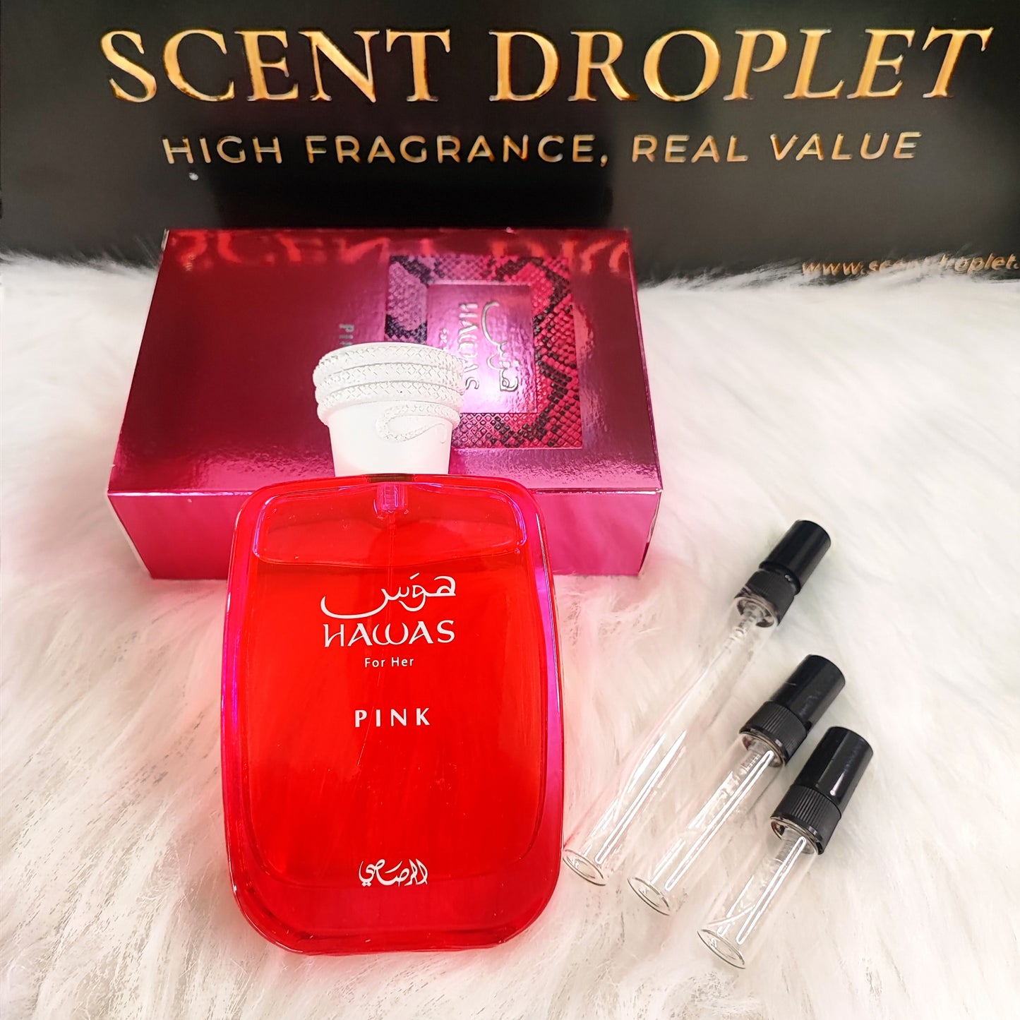 Hawas Pink by Rasasi Eau de Parfum (Decant)