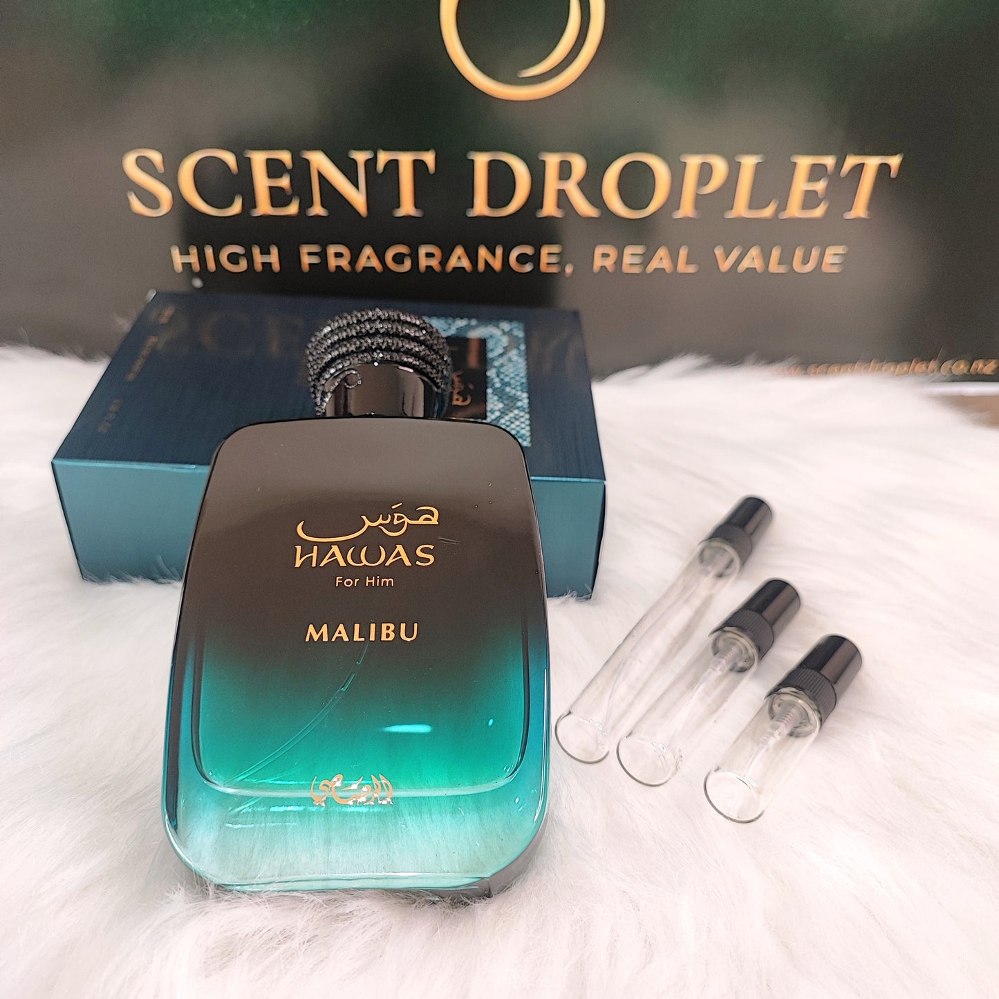 Hawas Malibu by Rasasi Eau de Parfum (Decant)