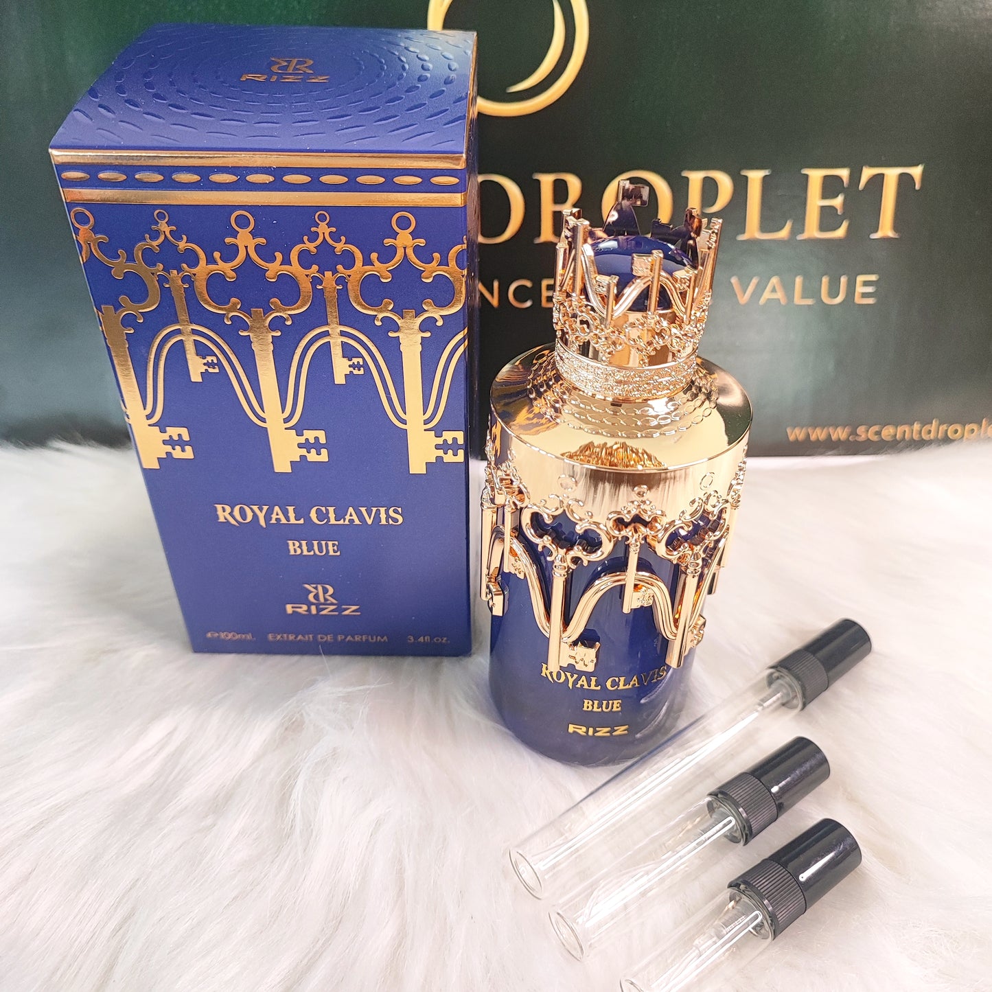 Royal Calvis Blue by Shaikh Saeed Extrait (Decant)