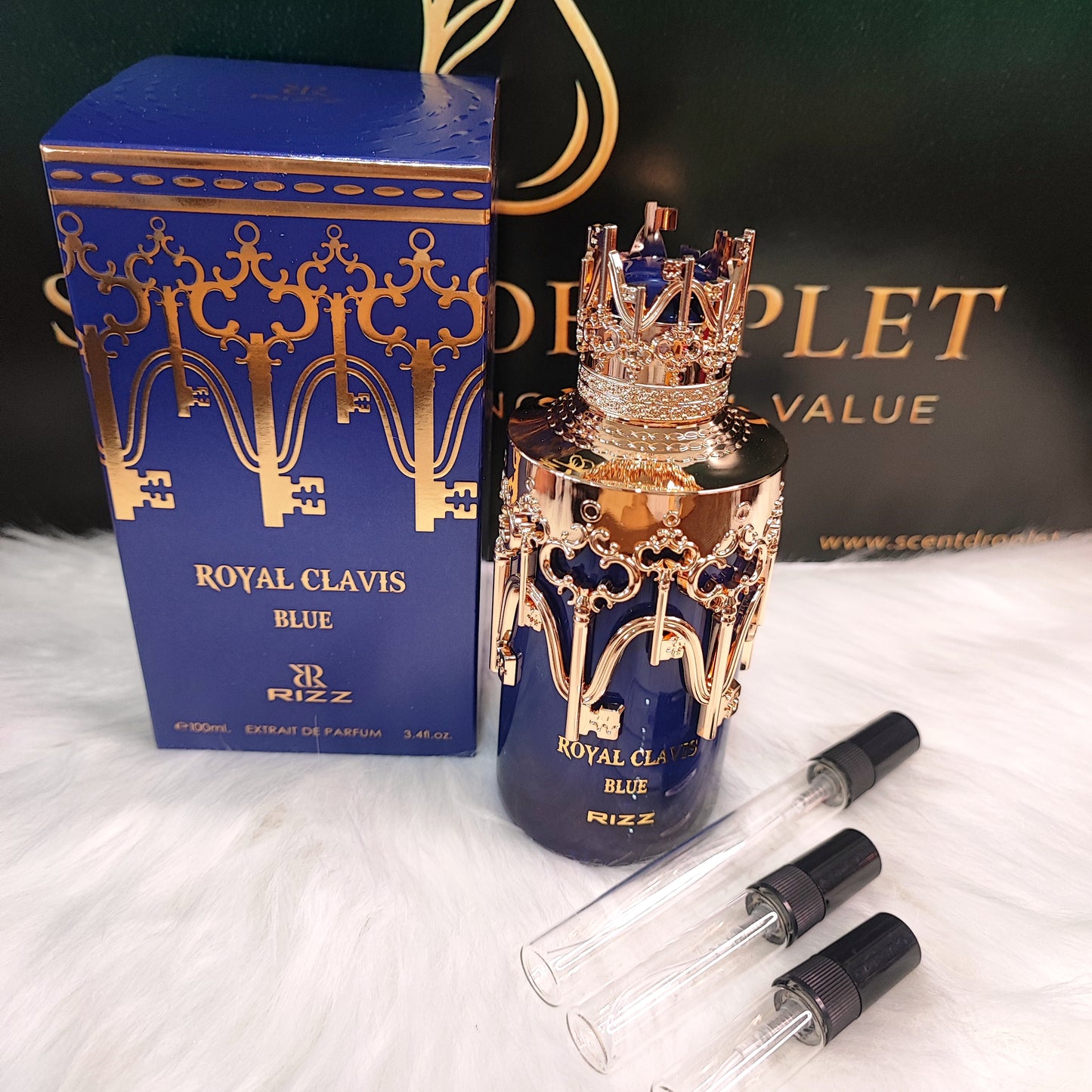 Royal Calvis Blue by Shaikh Saeed Extrait (Decant)