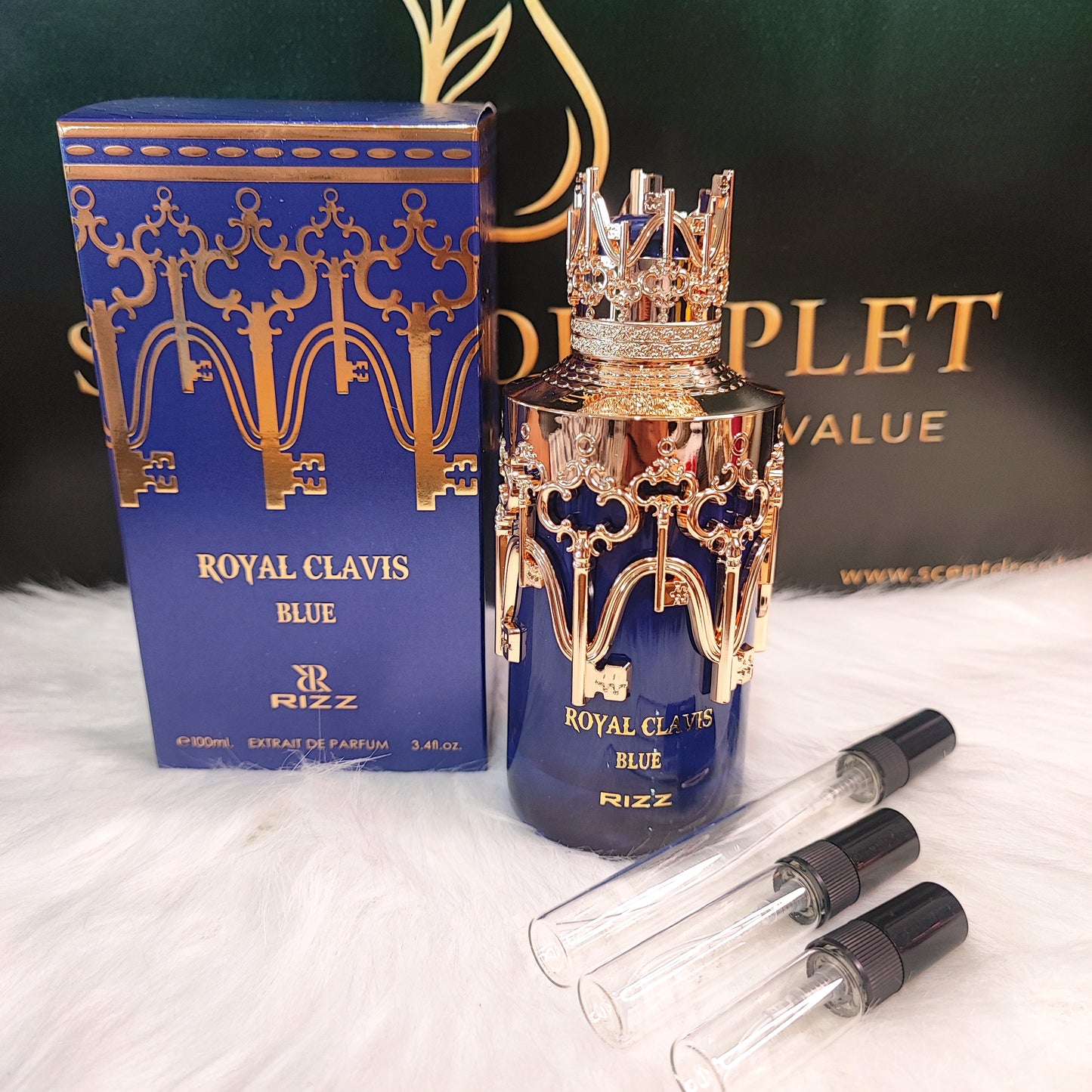 Royal Calvis Blue by Shaikh Saeed Extrait (Decant)