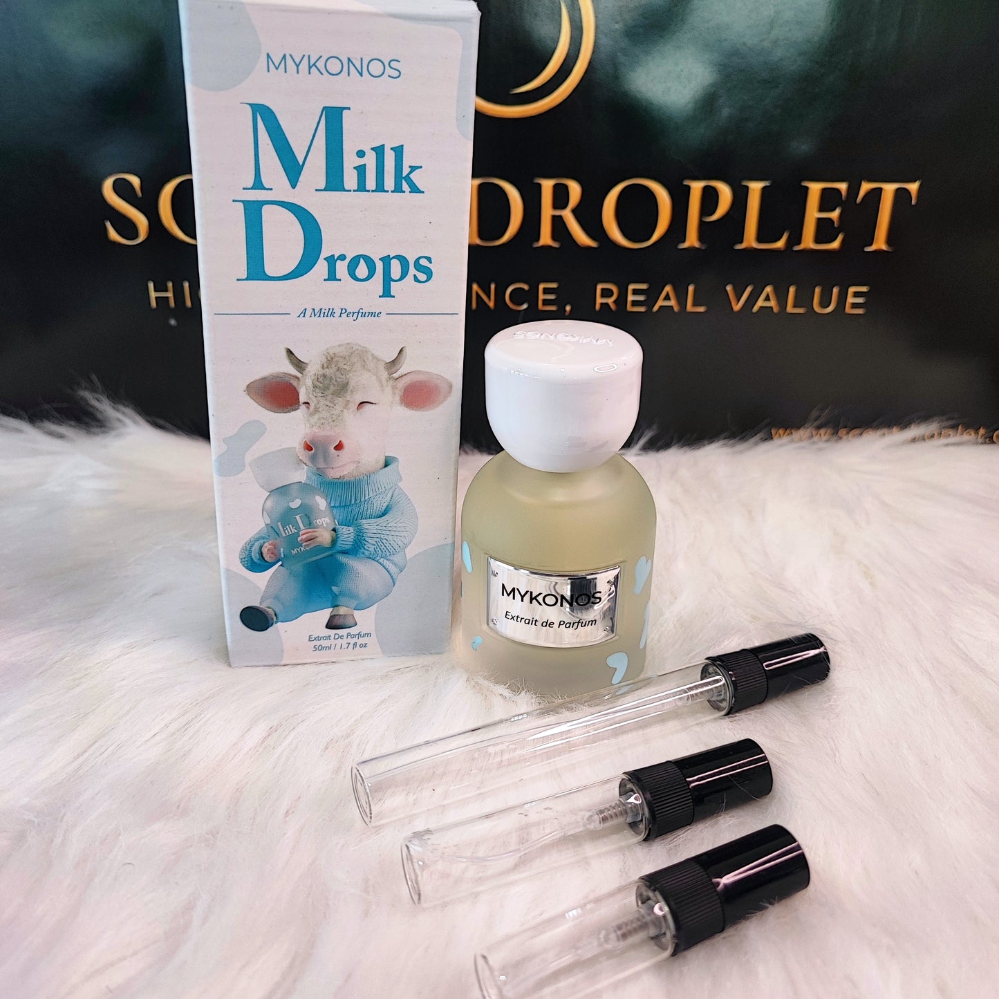 Milk Drops by Mykonos Extrait (Decant)