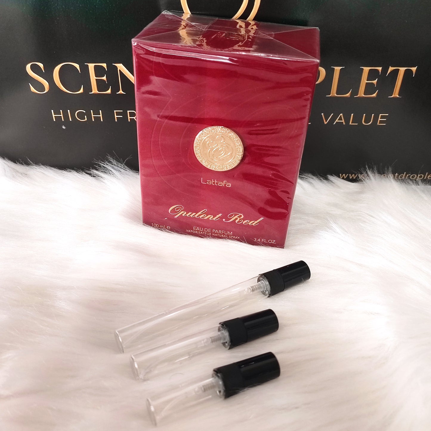 Opulent Red by Lattafa Eau de Parfum (Decant)