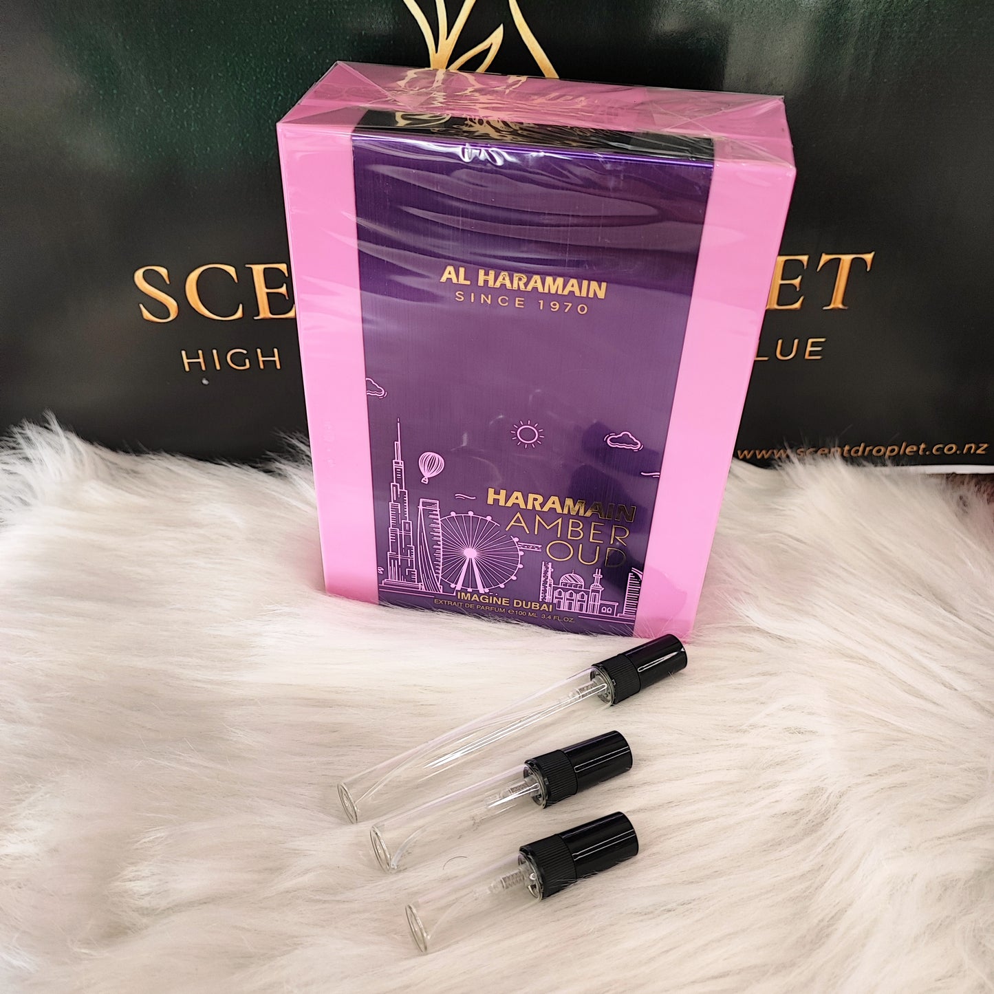 Amber Oud Imagine Dubai by Al Haramain Extrait (Decant)