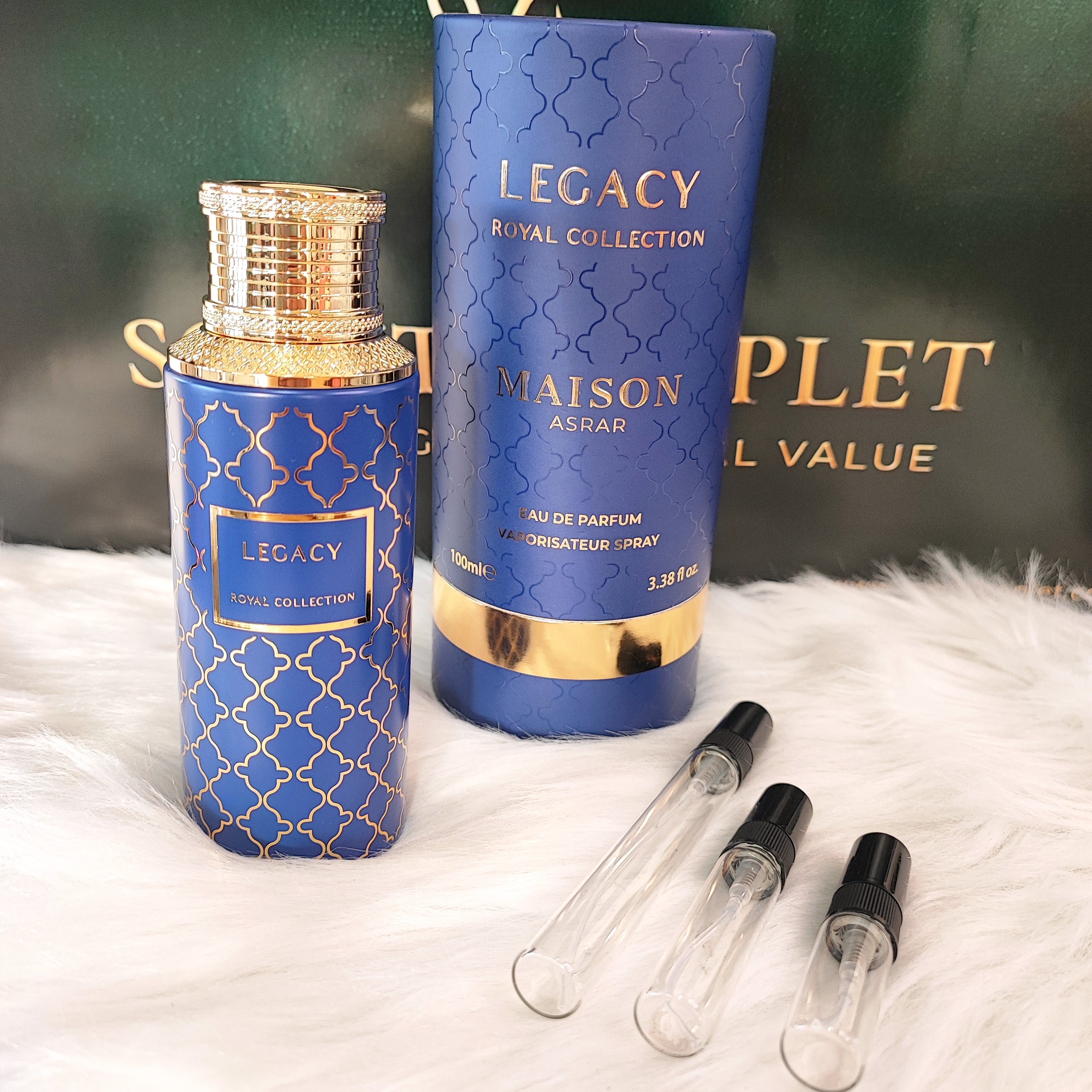 Legacy by Maison Asrar EDP Decant | Fresh Fruity Floral Woody