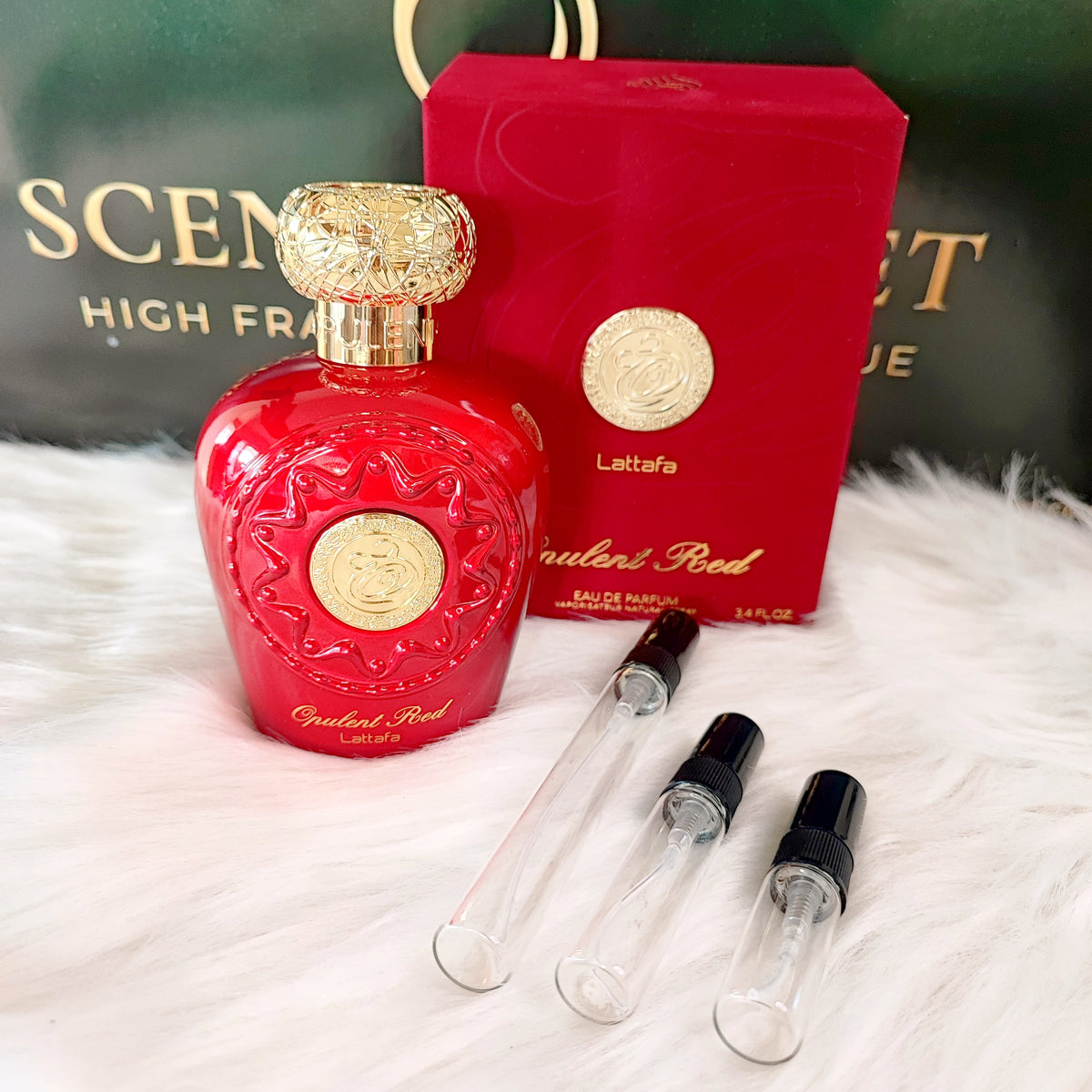 Opulent Red by Lattafa Eau de Parfum (Decant)