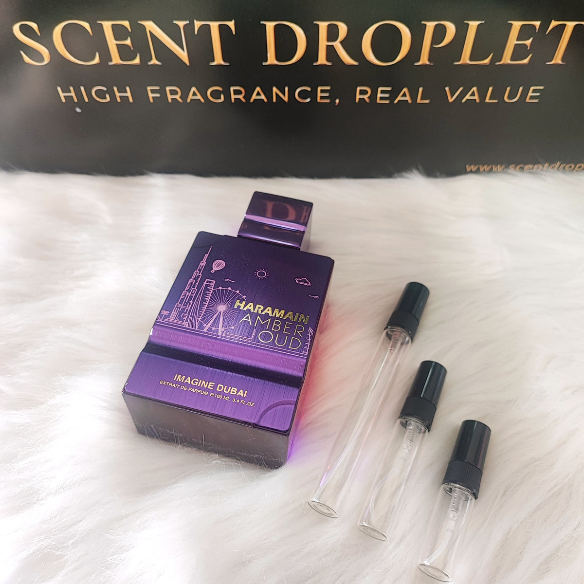 Amber Oud Imagine Dubai by Al Haramain Extrait (Decant)