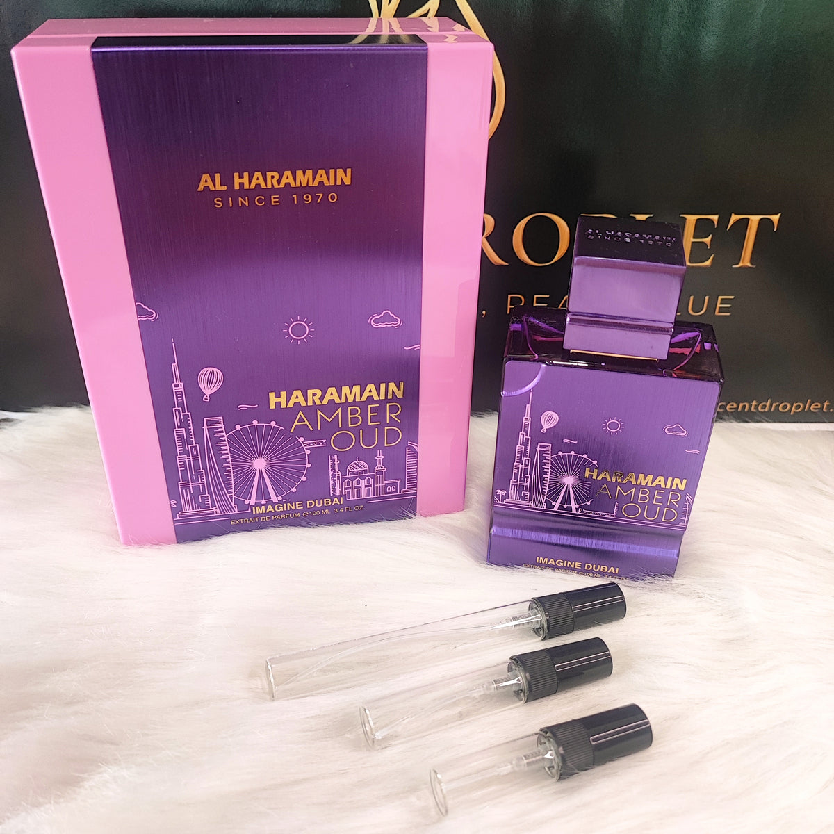 Amber Oud Imagine Dubai by Al Haramain Extrait (Decant)