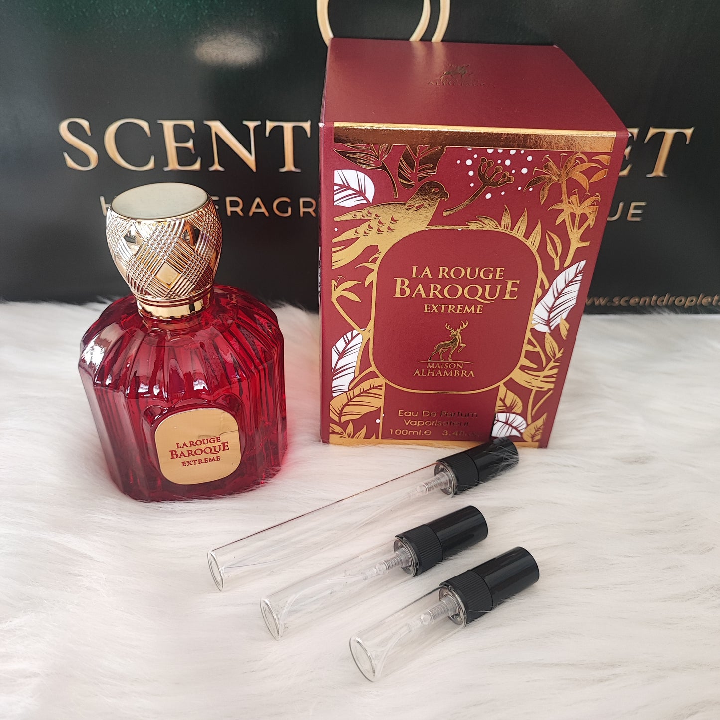 La Rouge Baroque Extreme by Maison Alhambra EDP (Decant)