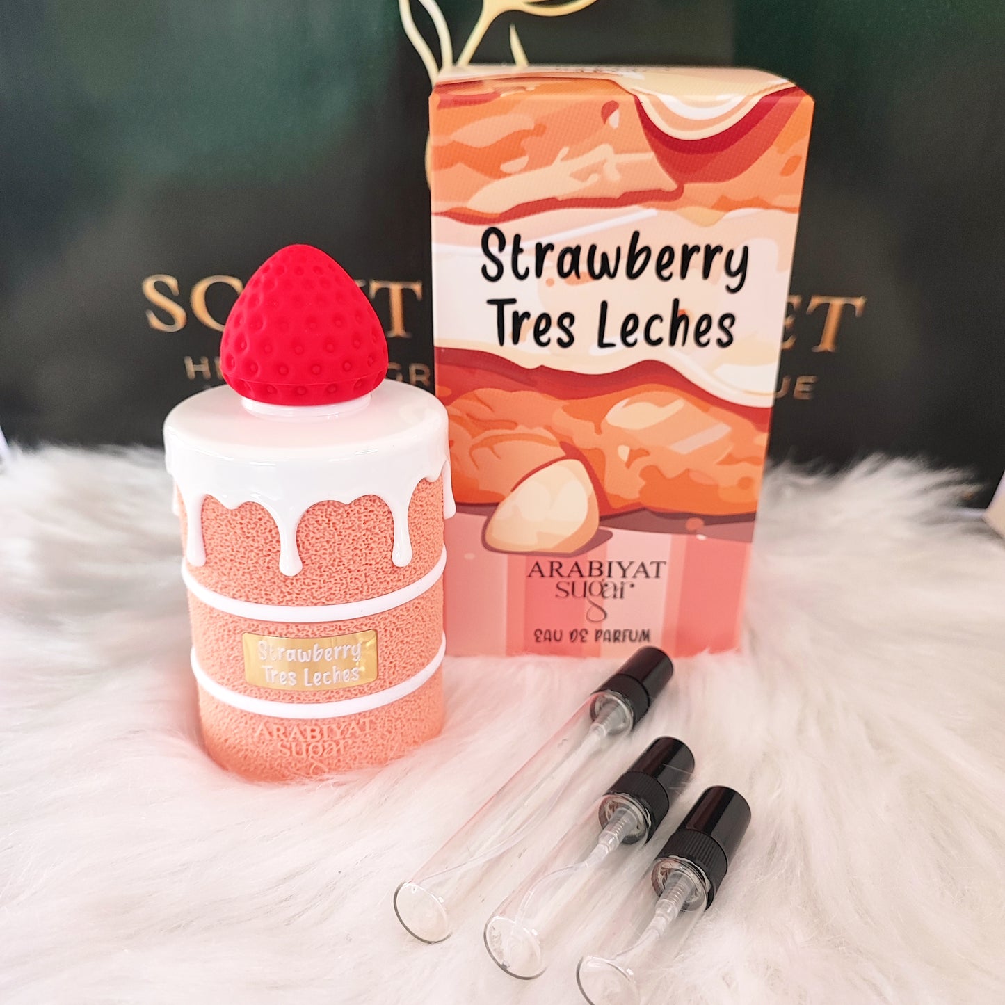 Strawberry Tres Leches by Arabiyat Sugar Eau de Parfum (Decant)