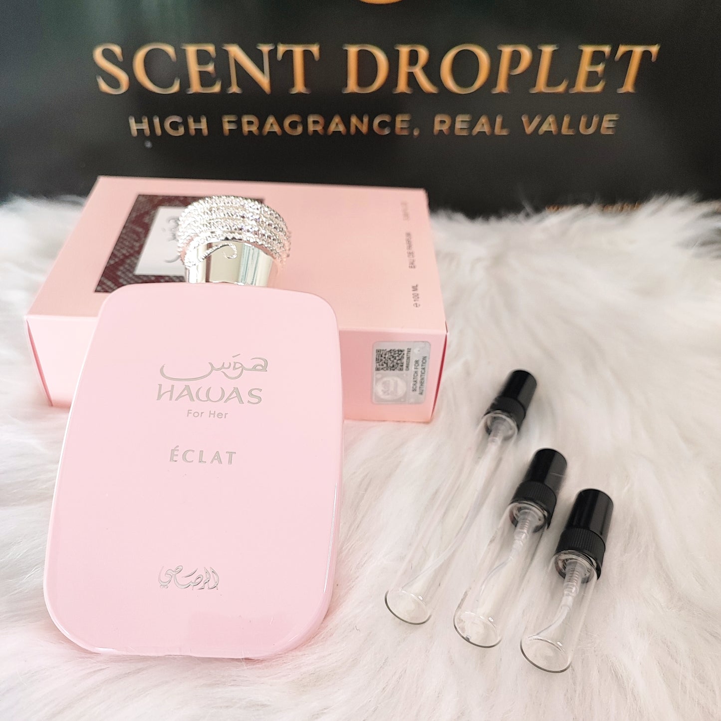 Hawas For Her Eclat by Rasasi Eau de Parfum for Women (Decant)