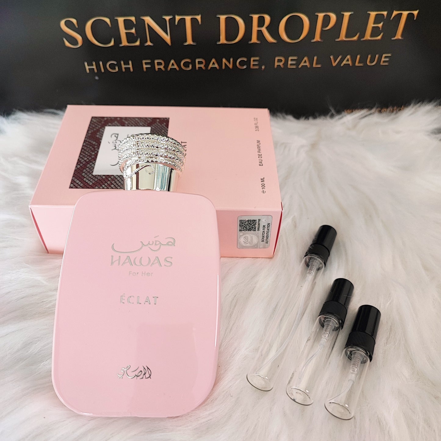 Hawas For Her Eclat by Rasasi Eau de Parfum for Women (Decant)