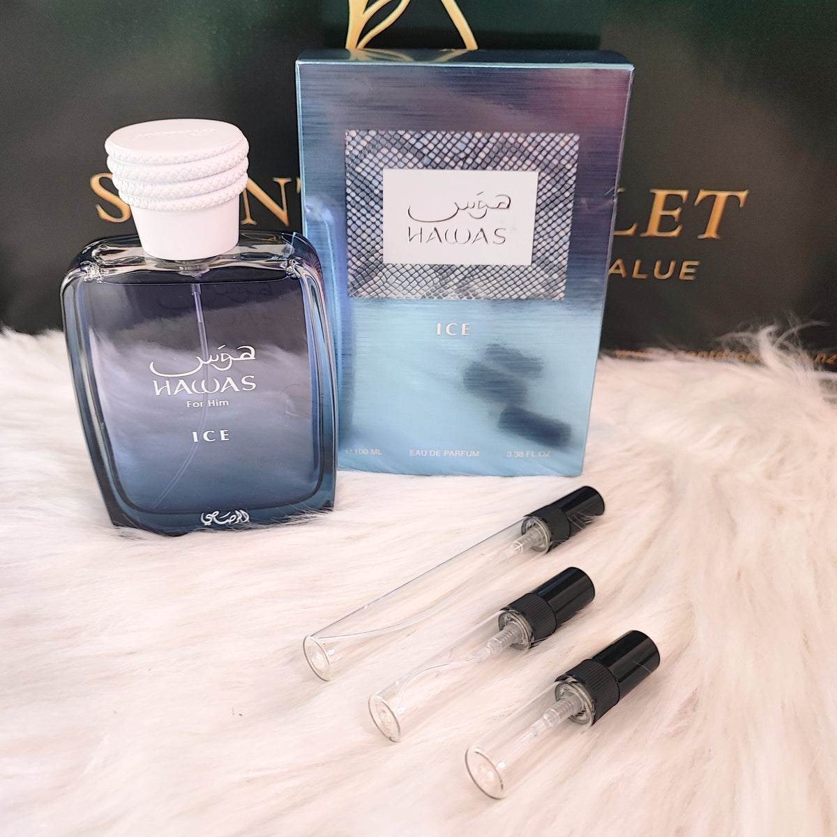 Hawas Ice by Rasasi Eau de Parfum (Decant)