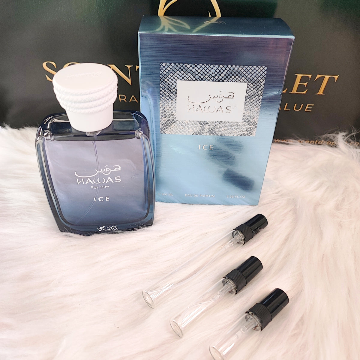 Hawas Ice by Rasasi Eau de Parfum (Decant)