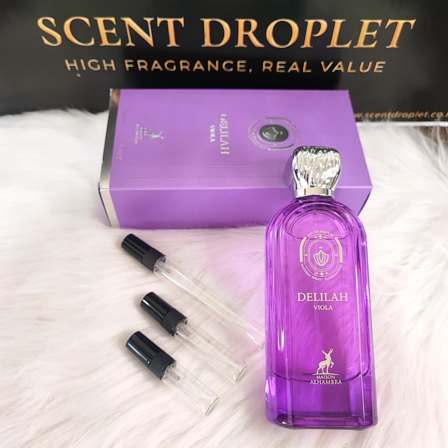 Delilah Viola by Maison Alhambra EDP (Decant)