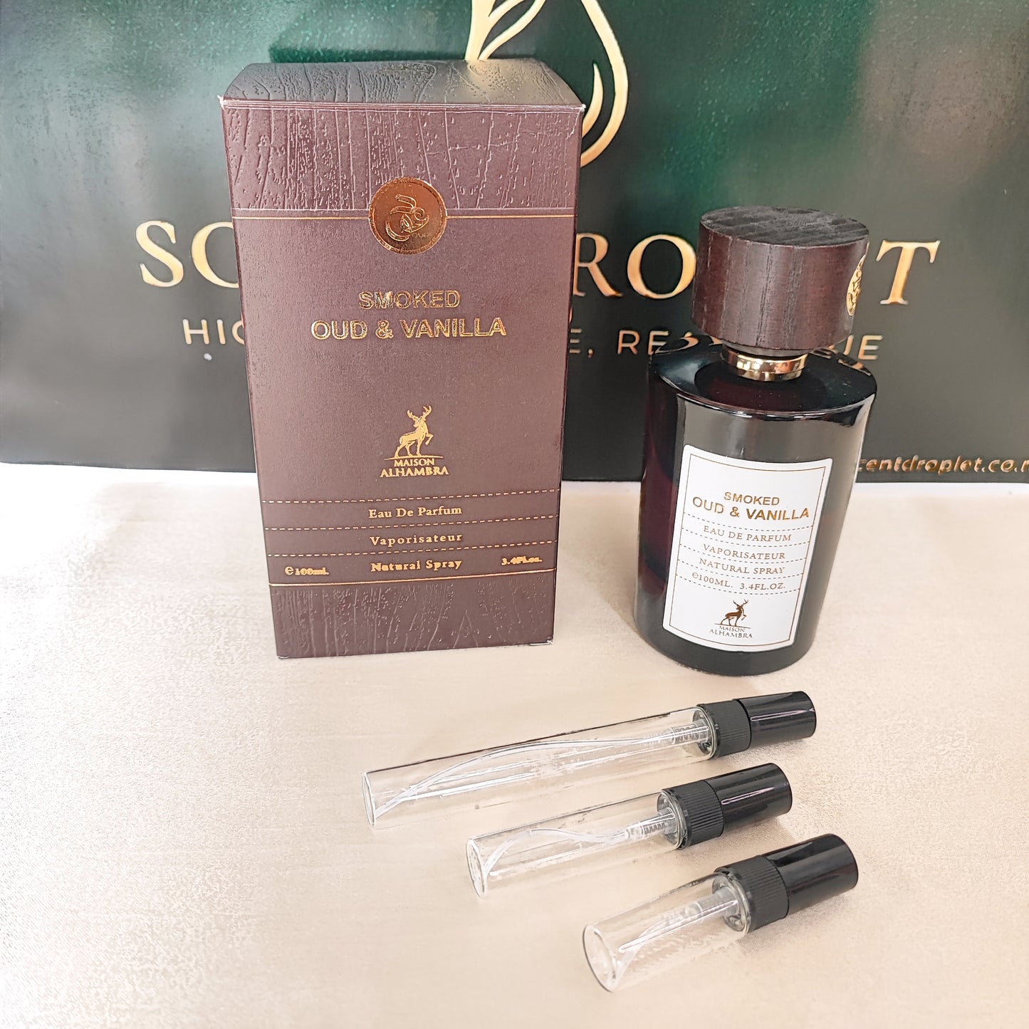 Smoked Oud and Vanilla by Maison Alhambra EDP (Decant)