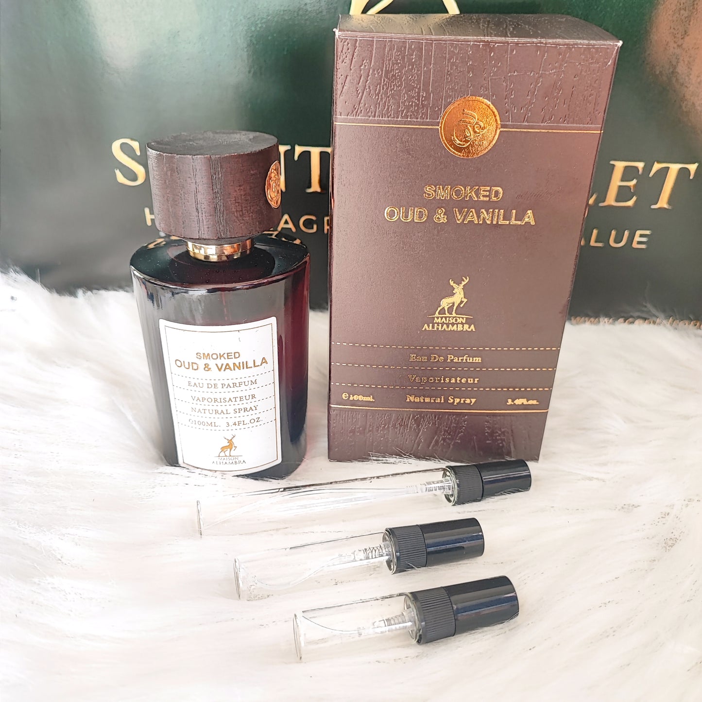 Smoked Oud and Vanilla by Maison Alhambra EDP (Decant)