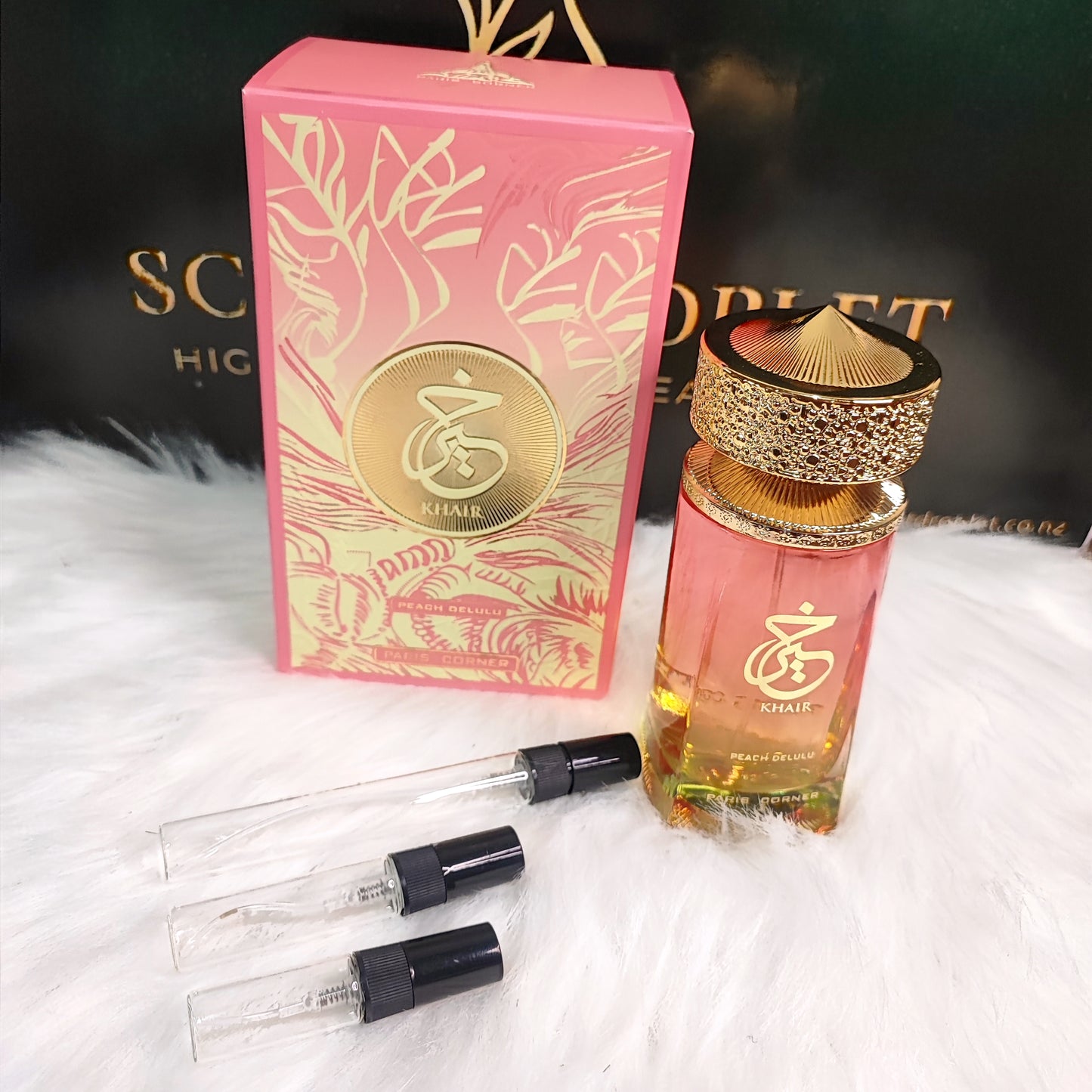 Khair Peach Delulu by Paris Corner EDP (Decant)