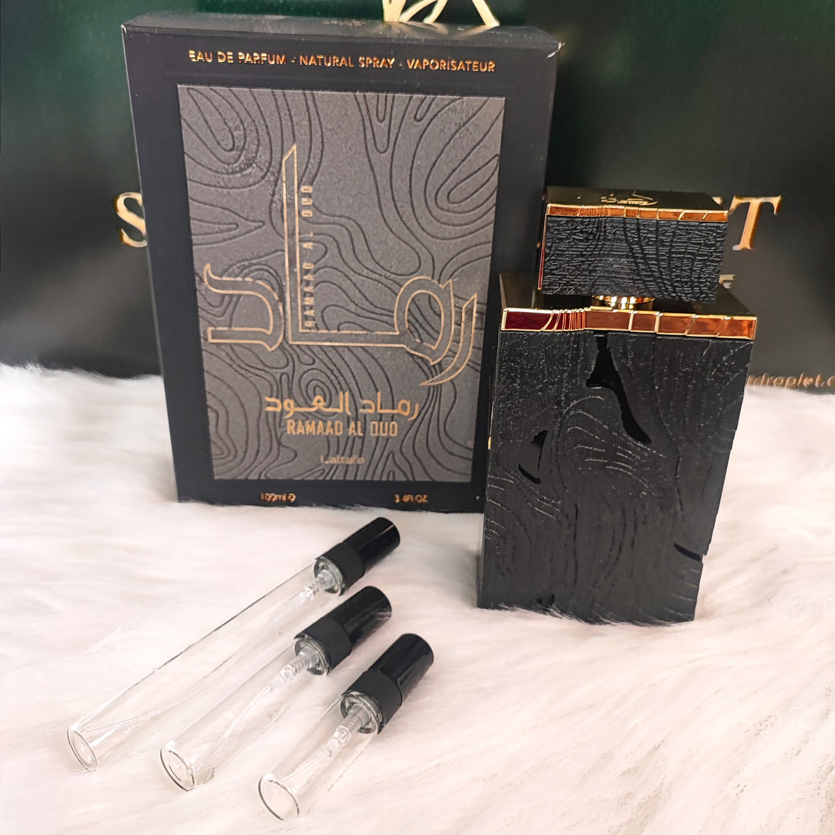 Ramaad Al Oud by Lattafa EDP (Decant)