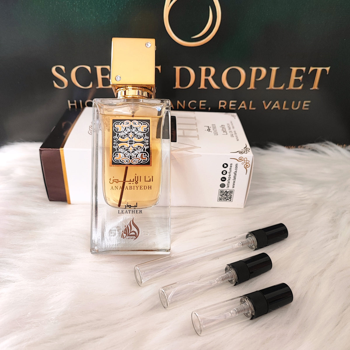 I Am White Leather by Lattafa EDP (Decant)