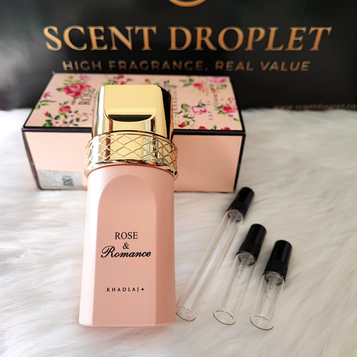 Rose & Romance In Gold by Khadlaj EDP (Decant)