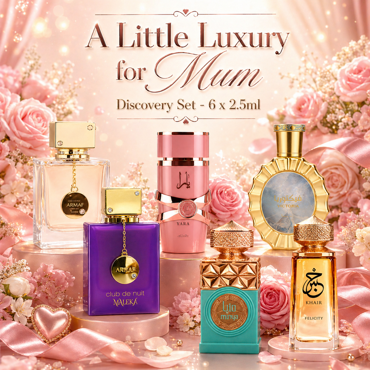 A Little Luxury for Mum Discovery Set – 6 x 2.5ml (Decant)