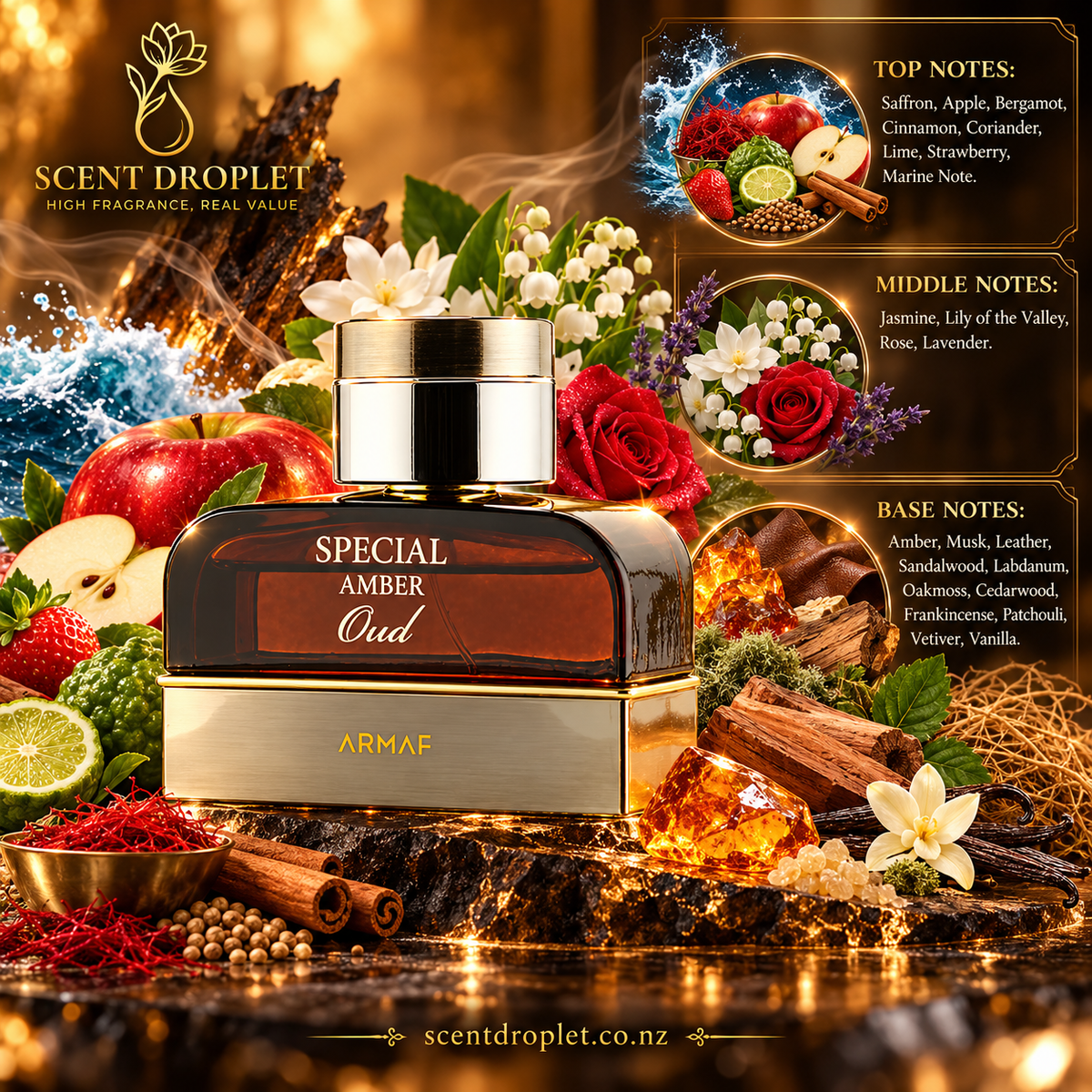 Special Amber Oud by Armaf EDP (Decant)