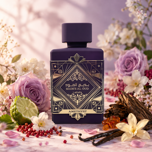 Badee Al Oud Amethyst EDP by Lattafa (Decant)