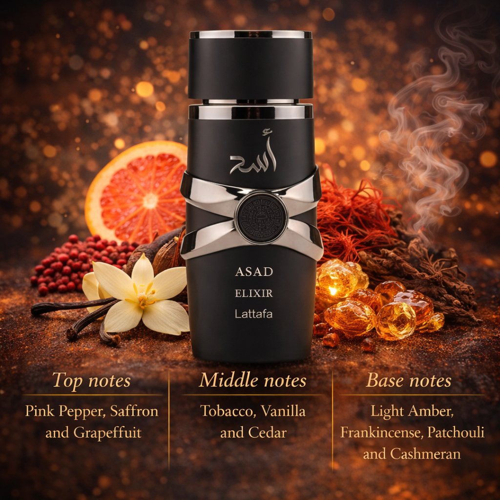 Asad Elixir EDP by Lattafa (Decant)
