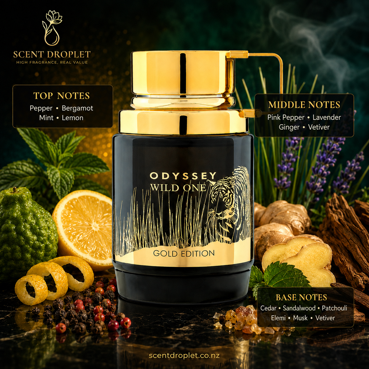 Armaf Odyssey Wild One Gold Edition EDP (Decant)