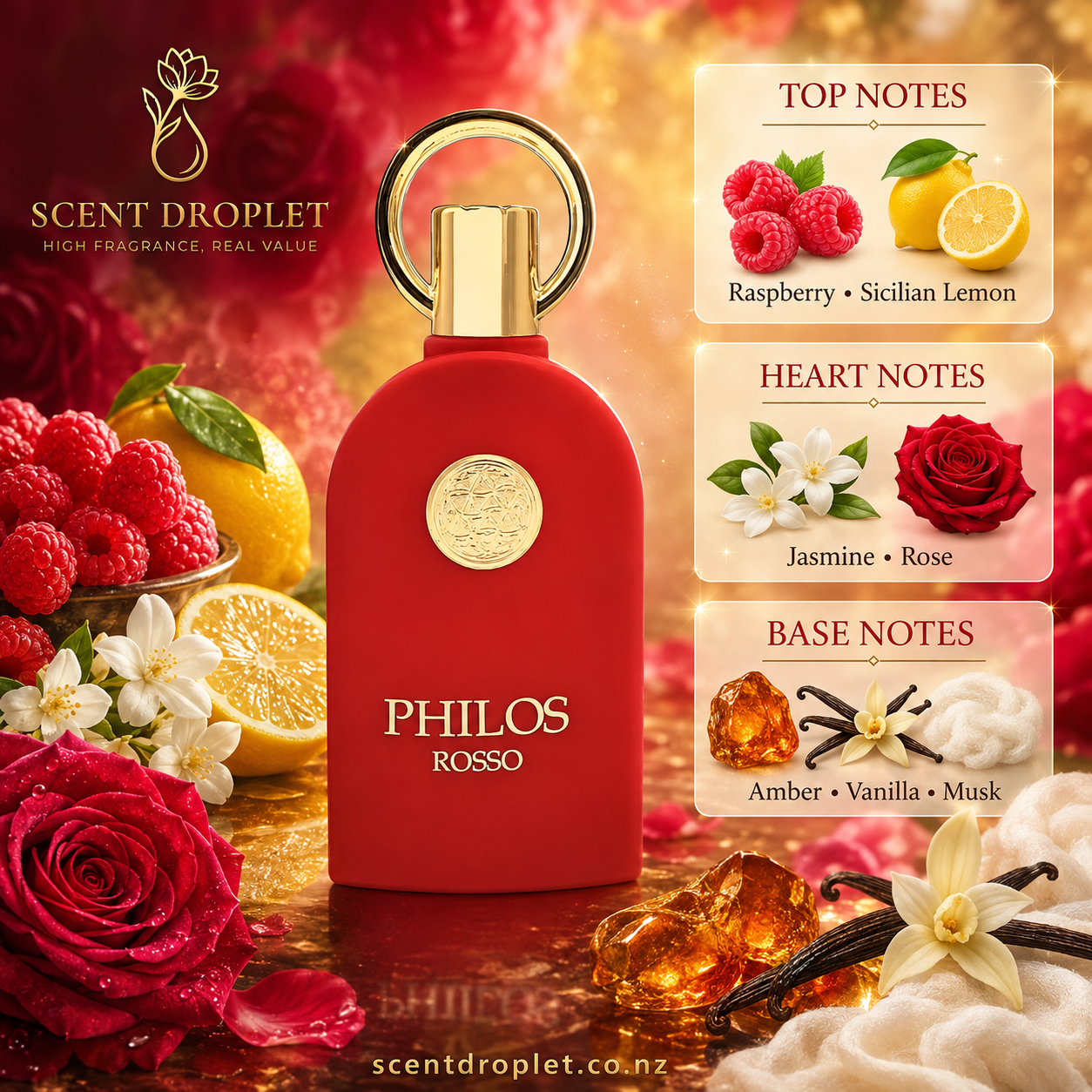 Philos Rosso by Maison Alhambra EDP (Decant)