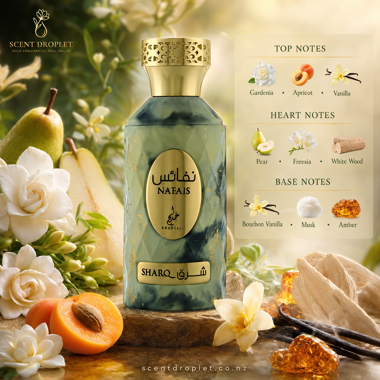 Nafais Sharq by Khadlaj Eau de Parfum (Decant)