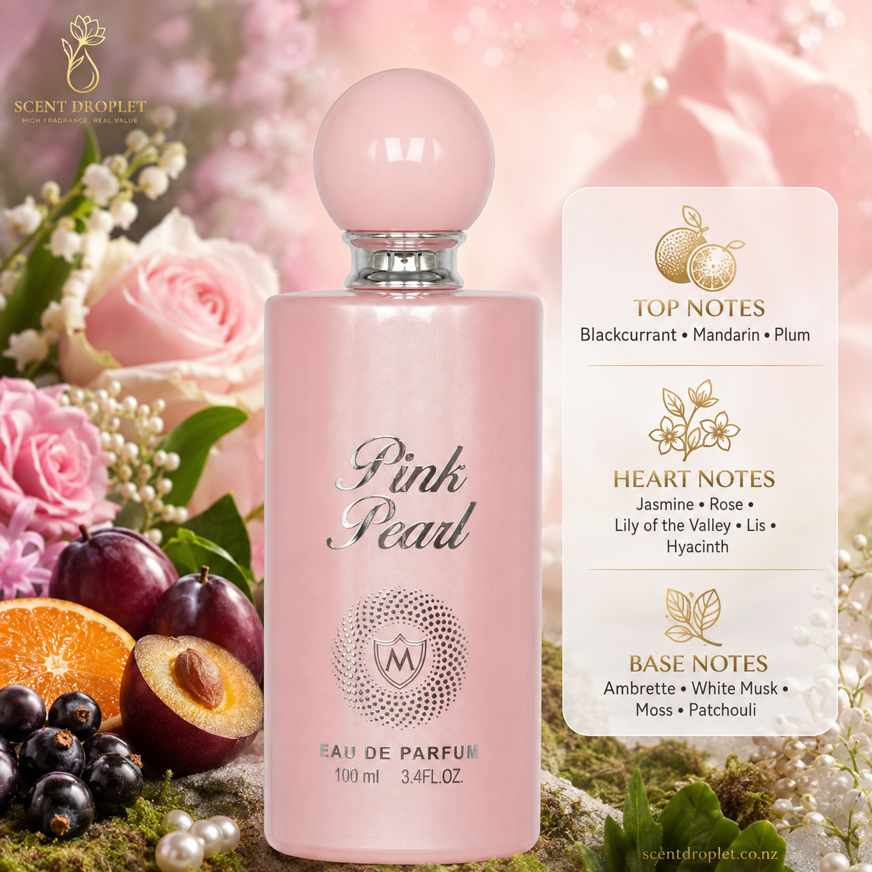 Pink Pearl by Mahabub Eau de Parfum (Decant)