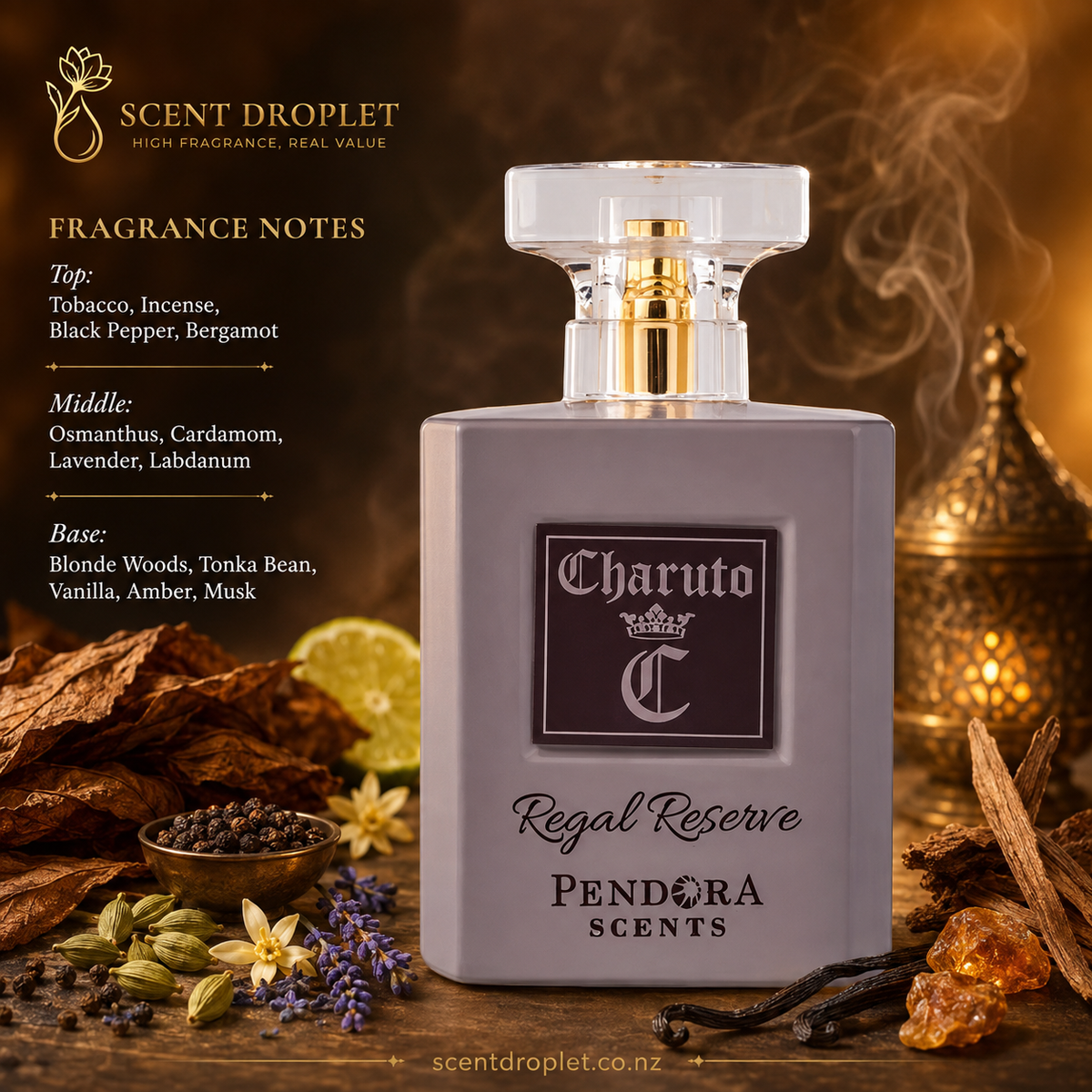 Charuto Regal Reserve by Pendora Scents (Decant)