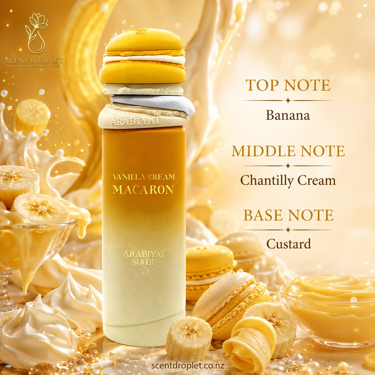 Vanilla Cream Macaron by Arabiyat Sugar EDP (Decant)