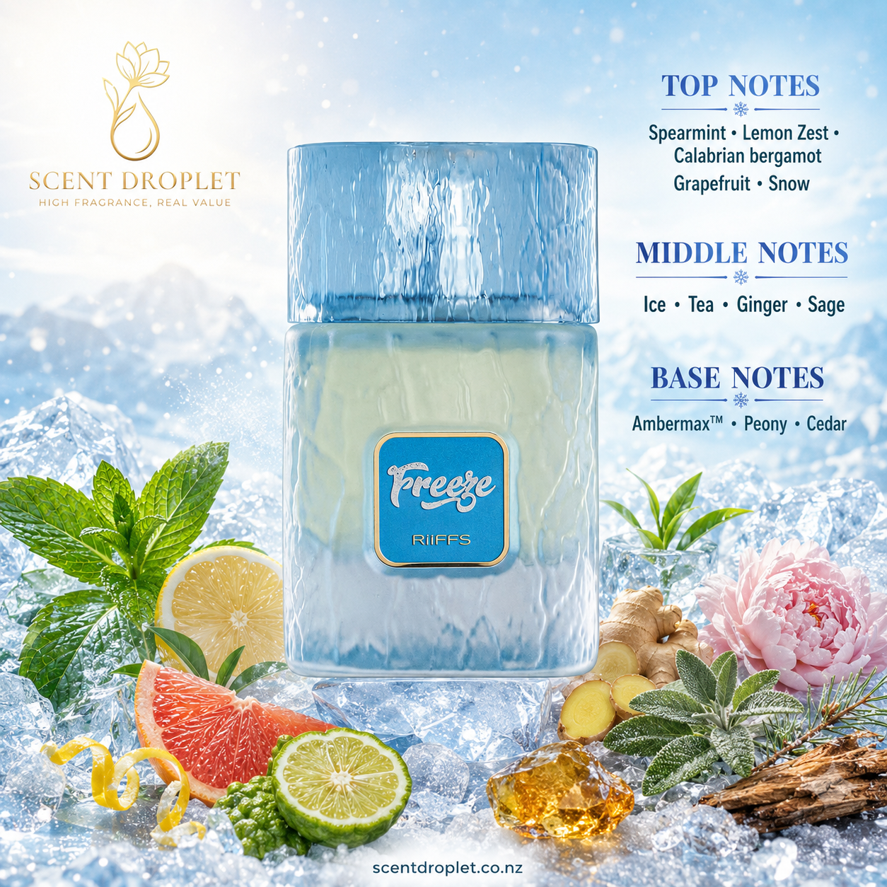 Freeze by Riiffs Extrait de Parfum (Decant)