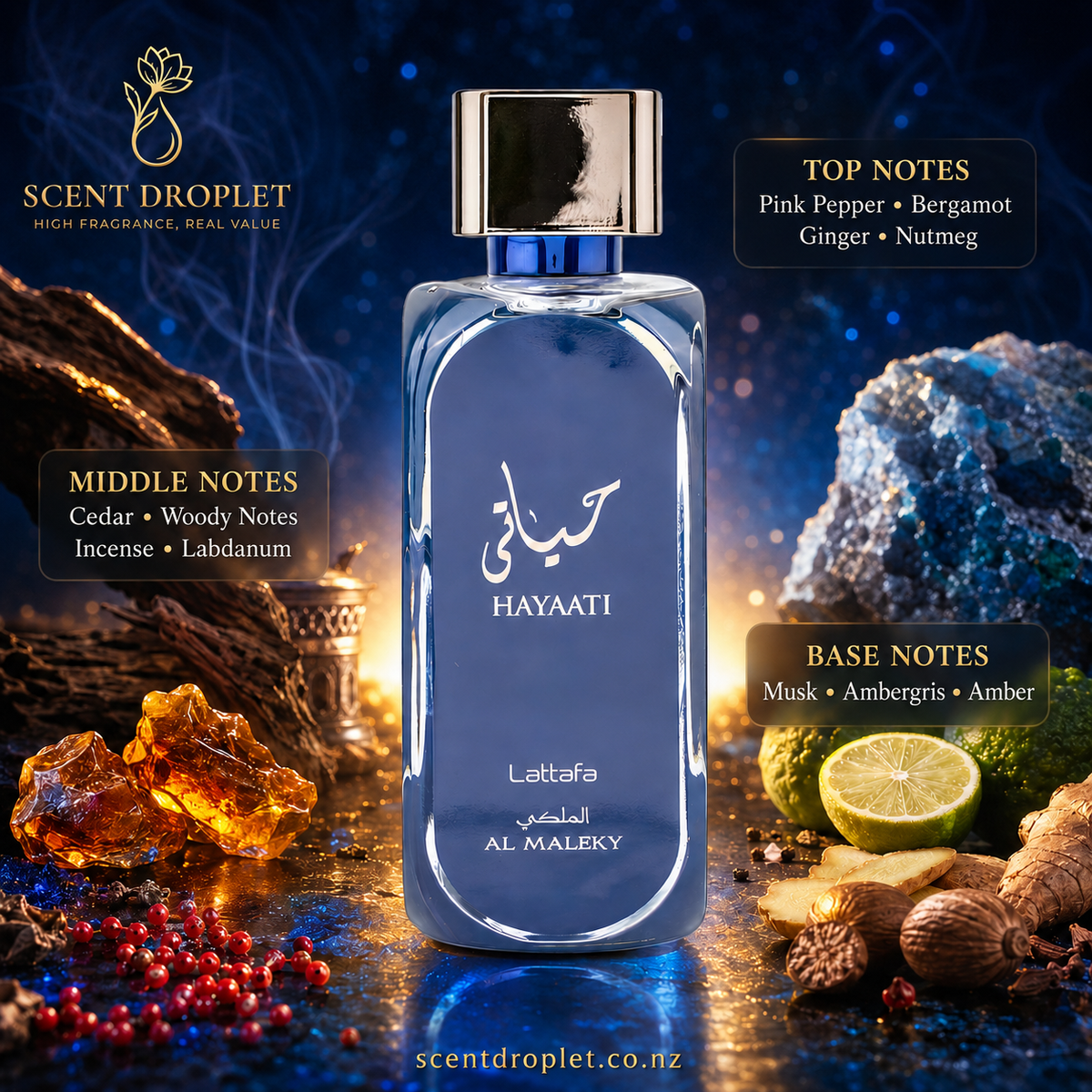 Hayaati Al Maleky by Lattafa Eau de Parfum (Decant)