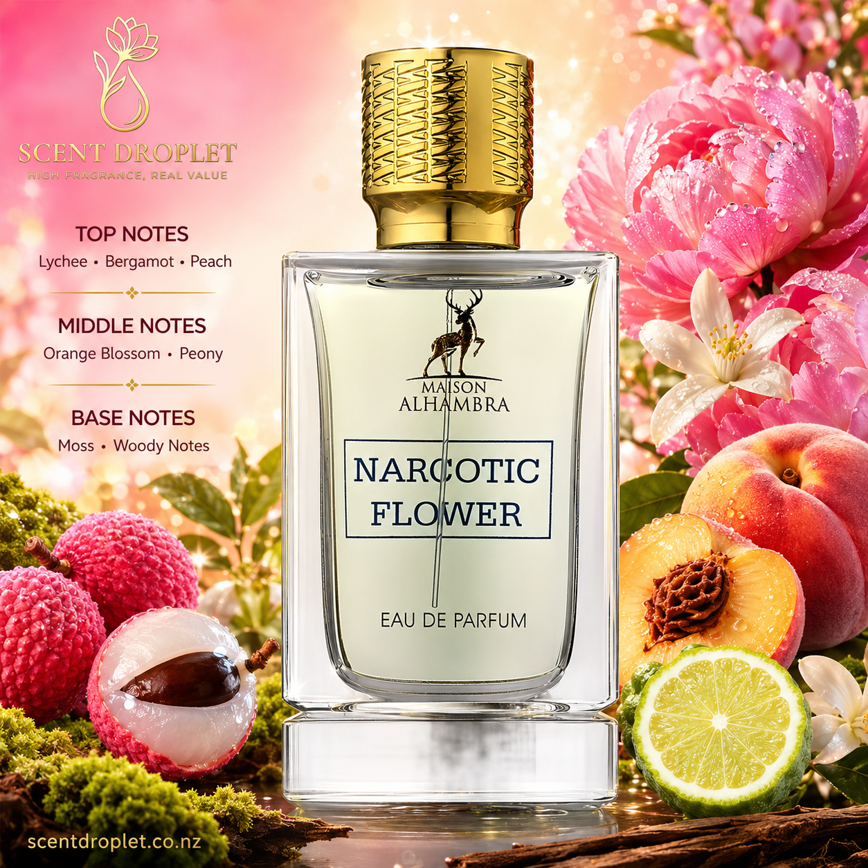 Narcotic Flower by Maison Alhambra EDP (Decant)