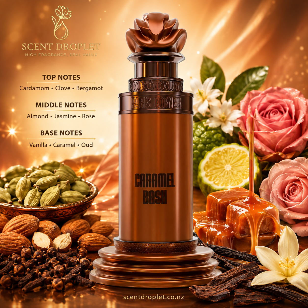 Caramel Bash by Paris Corner EDP (Decant)