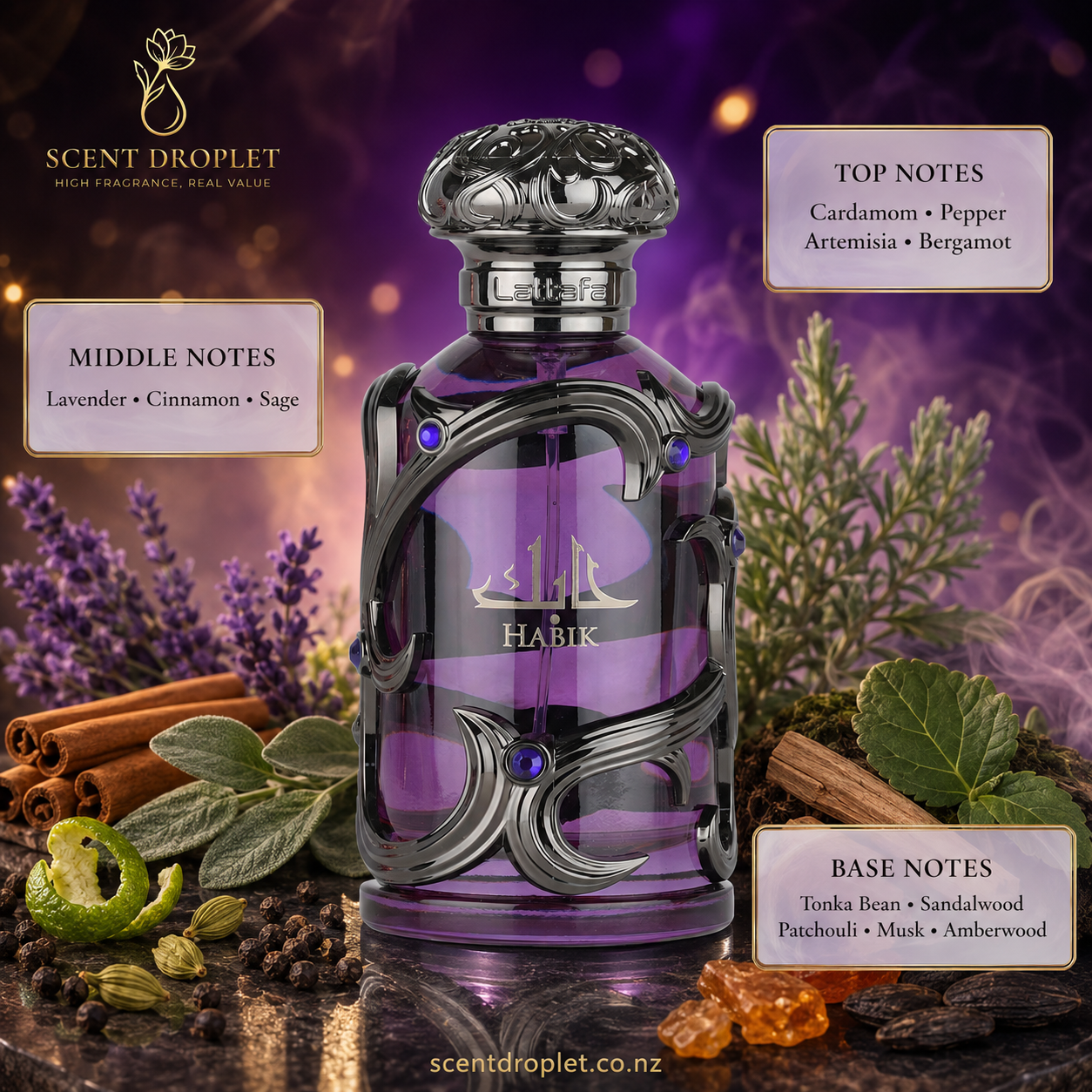 Habik for Men by Lattafa EDP (Decant)