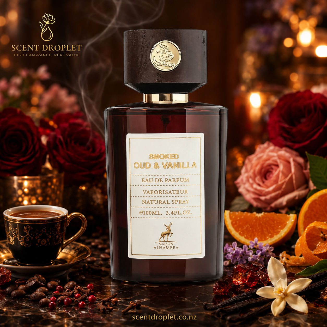 Smoked Oud and Vanilla by Maison Alhambra EDP (Decant)